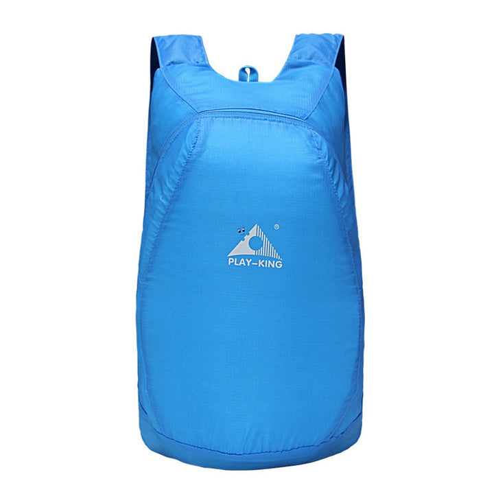 Versatile unisex 20L travel backpack, lightweight and water-resistant, designed for easy folding.