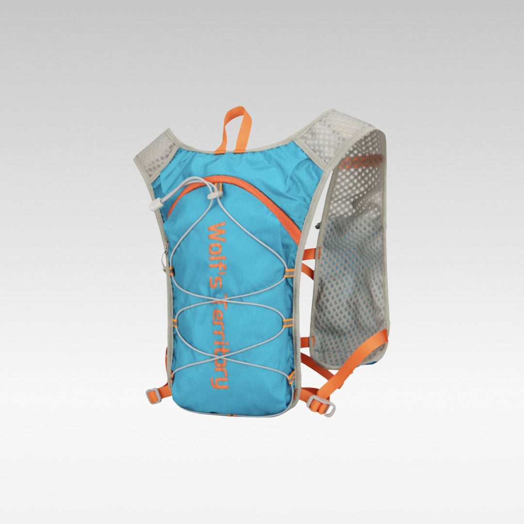 Unisex lightweight hiking & cycling backpack with breathable back panel, ideal for outdoor adventures.