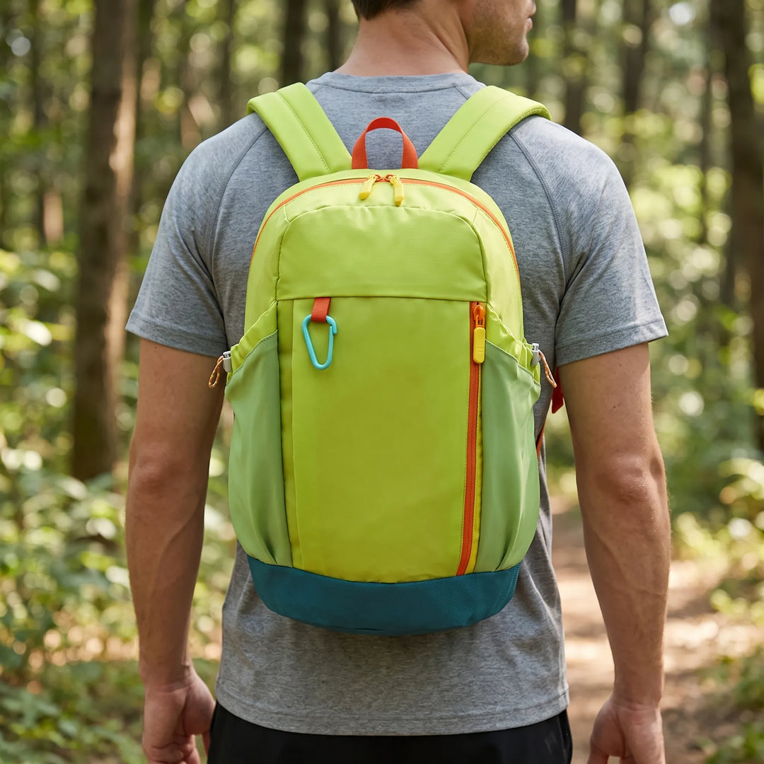 Unisex lightweight hiking daypack for outdoor adventures & travel. Essential gear.
