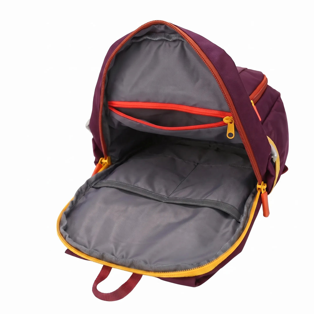 Stylish unisex lightweight daypack with multiple compartments for organized travel.
