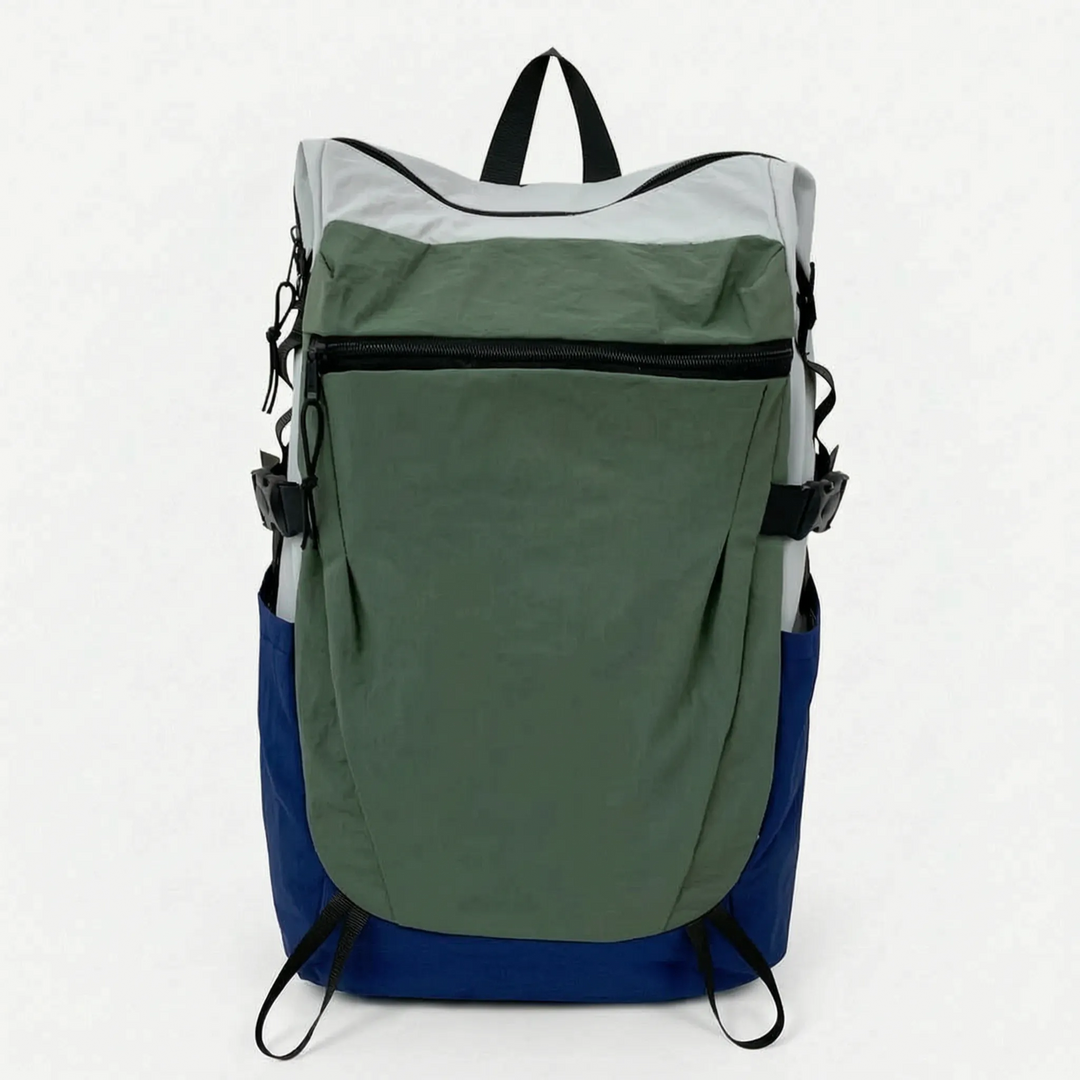 Lightweight unisex backpack for day hikes, travel, and city commutes. Durable nylon daypack for adventurers.