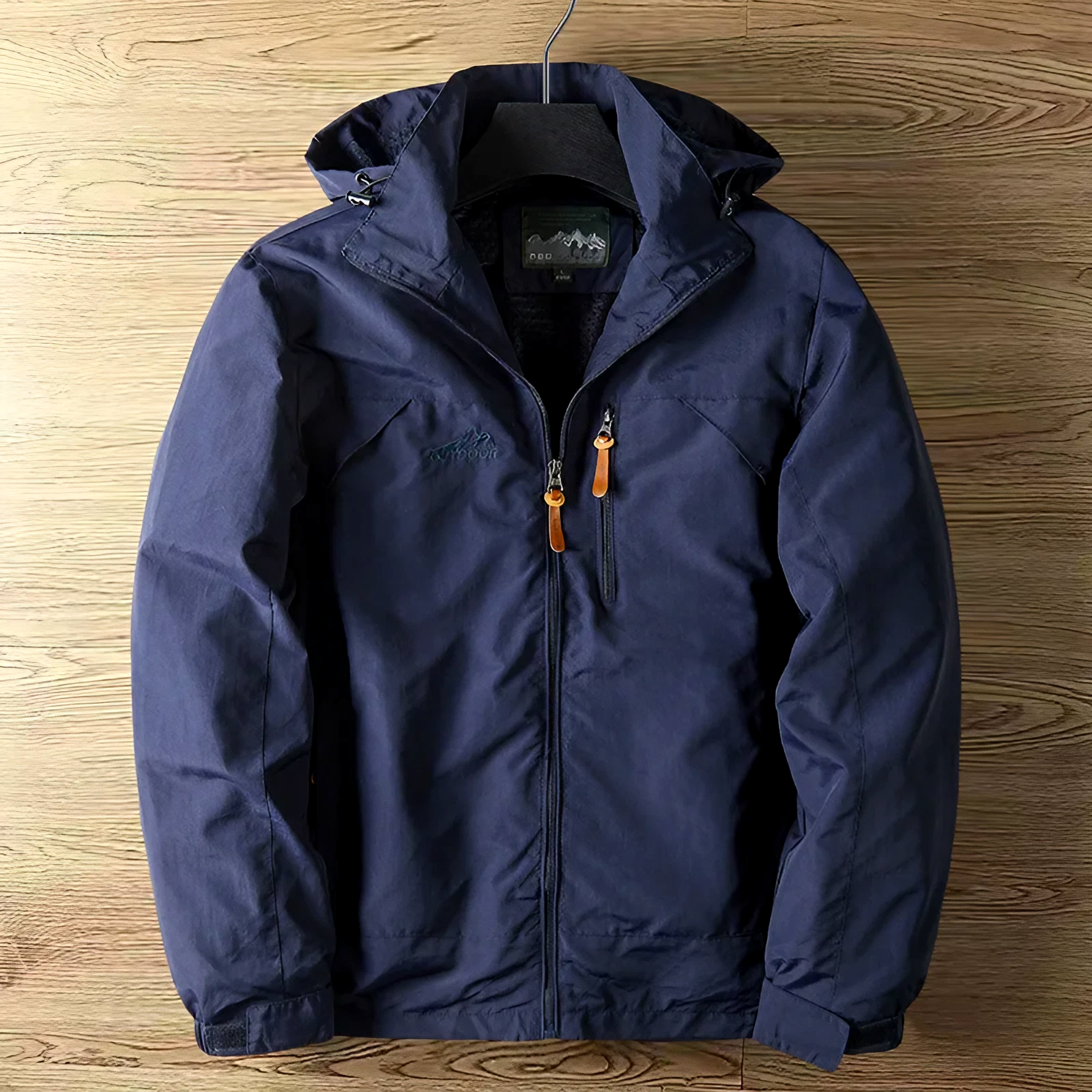 Breathable wind & rain resistant hooded activewear jacket for travel, hiking & outdoor adventures.
