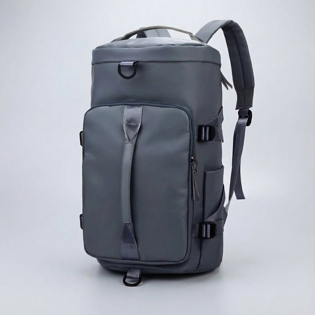 Versatile Voyagrin travel backpack. Lightweight, durable, & waterproof multipurpose daypack with smart organizer for essentials.