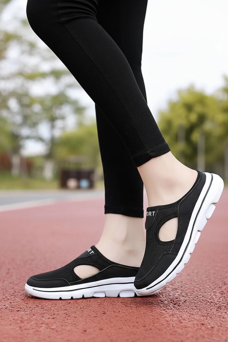 Plush orthopedic slippers offering excellent arch support and easy-wear comfort for home.