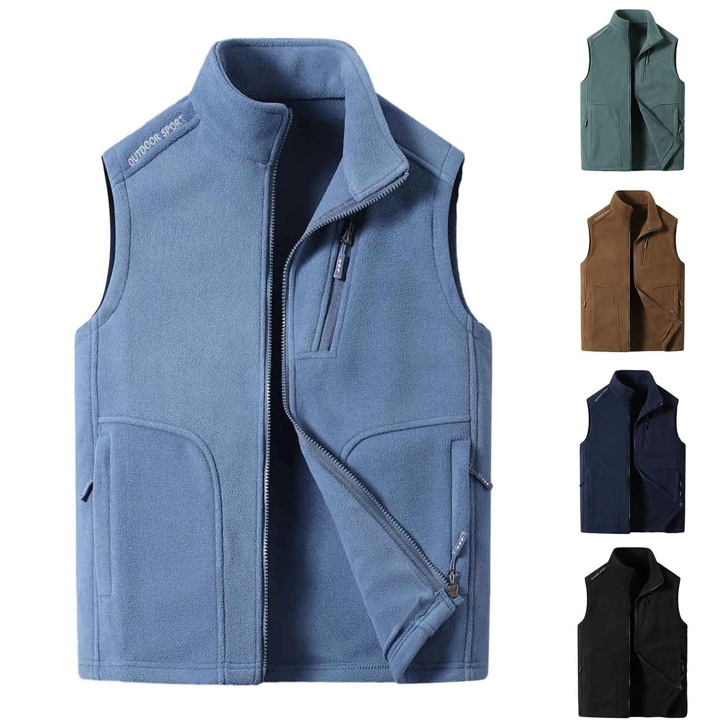 Unisex lightweight puffer vest for outdoor adventures, hiking, and layering.