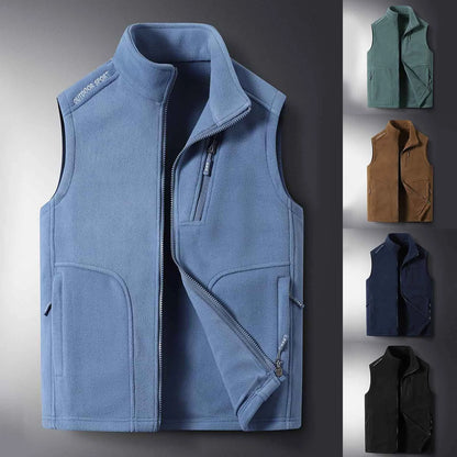 Down-filled unisex puffer vest, perfect for running, hiking, and activewear during outdoor sports.