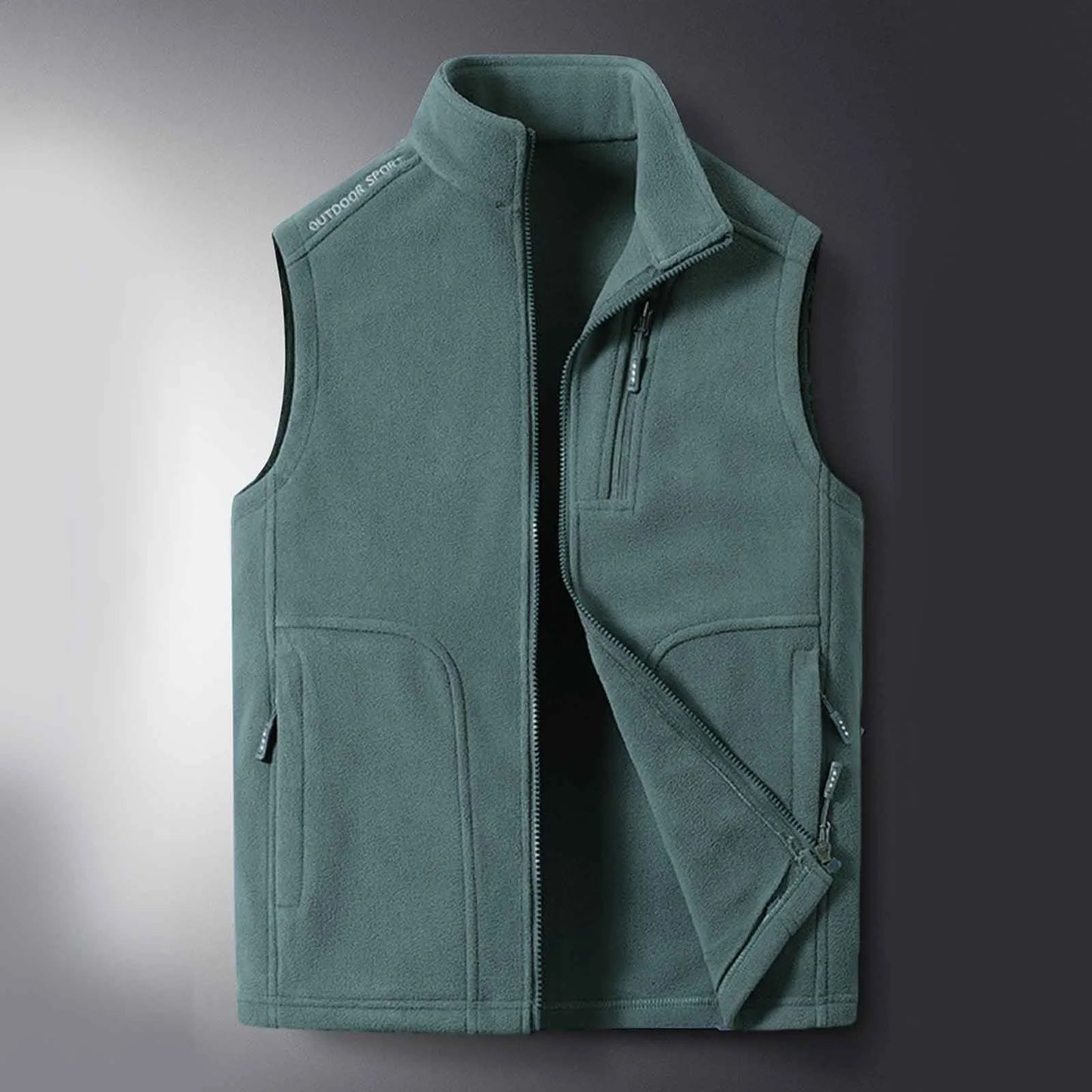 Lightweight, packable unisex puffer vest, ideal for layering and outdoor adventures like hiking.