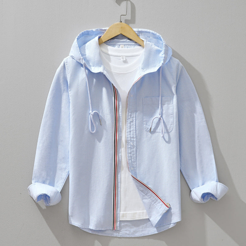 Unisex lightweight pullover hoodie, perfect for casual spring/summer layering and comfort.