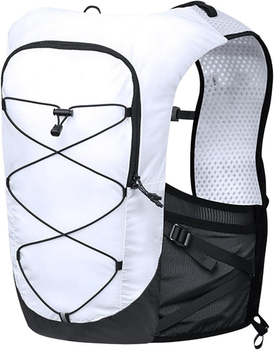 Unisex lightweight running hydration vest backpack for trail running & cycling.