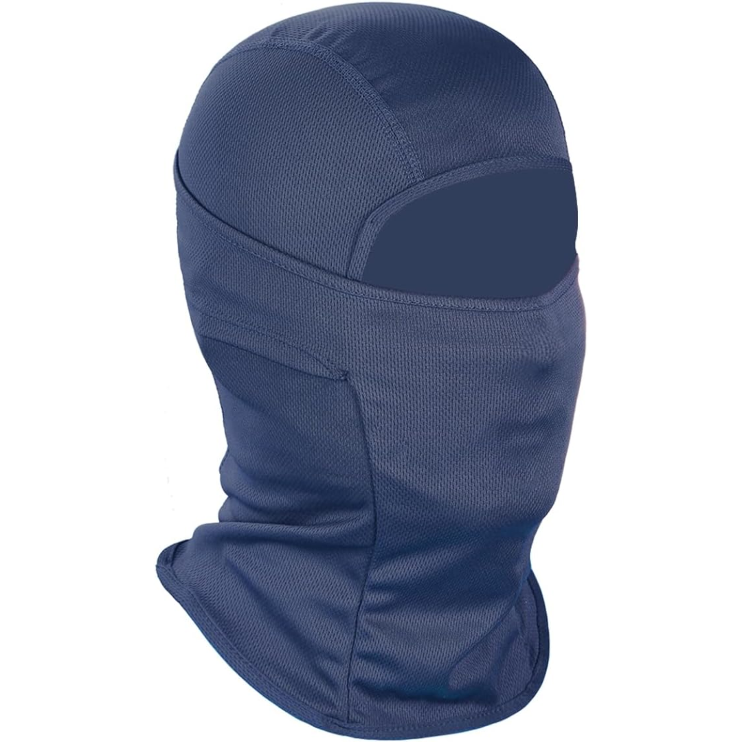 Unisex balaclava, perfect motorcycle & cycling gear, offers UV protection & wind resistance for face.