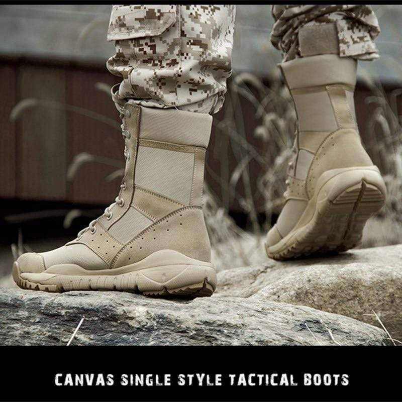 Unisex hiking boots, ideal for climbing & training, durable outdoor footwear, side view