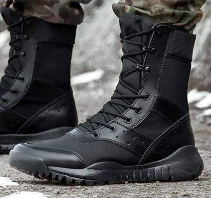 High-performance unisex hiking boots, lightweight design, essential adventure gear for climbing