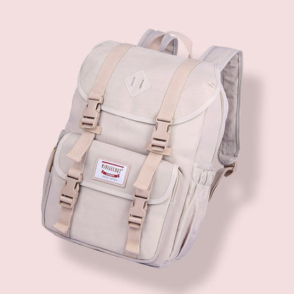 Versatile unisex travel backpack, lightweight & water-resistant; ideal for school, work, travel.