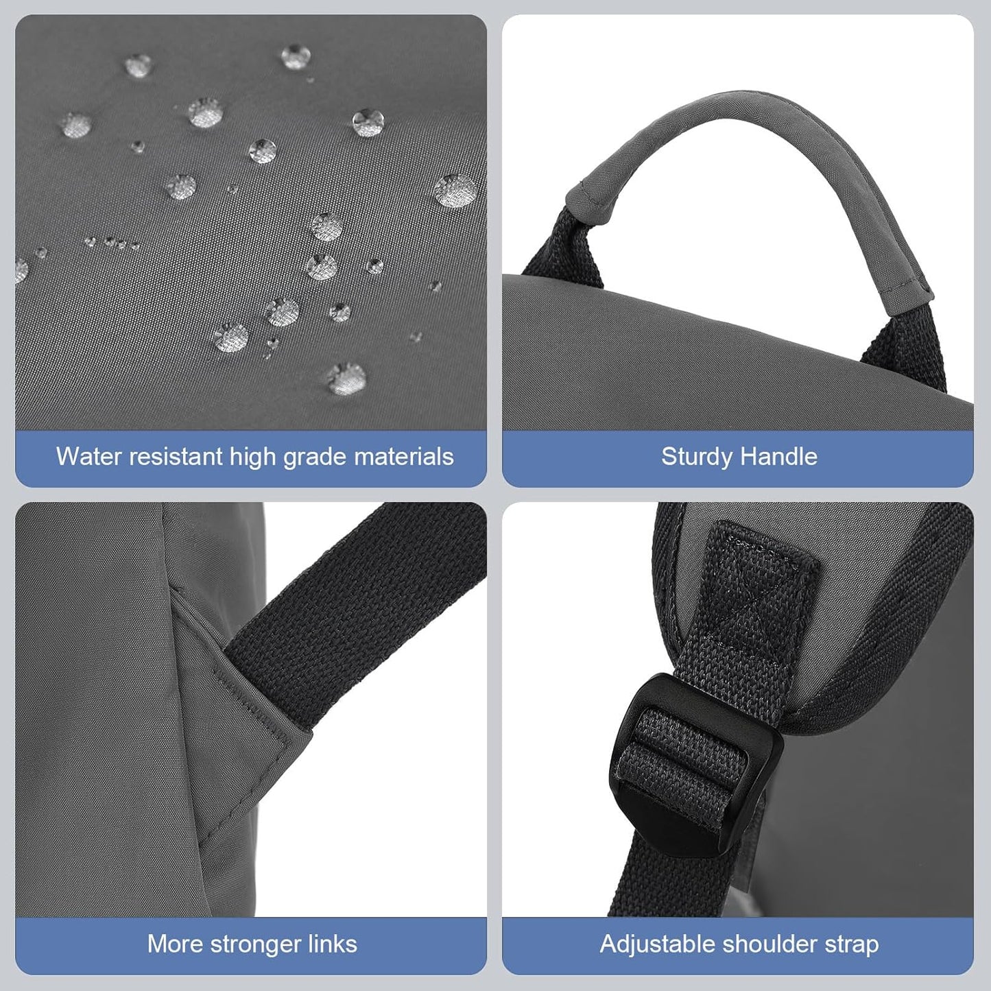 Highly functional lightweight backpack, water-resistant with organized laptop section.