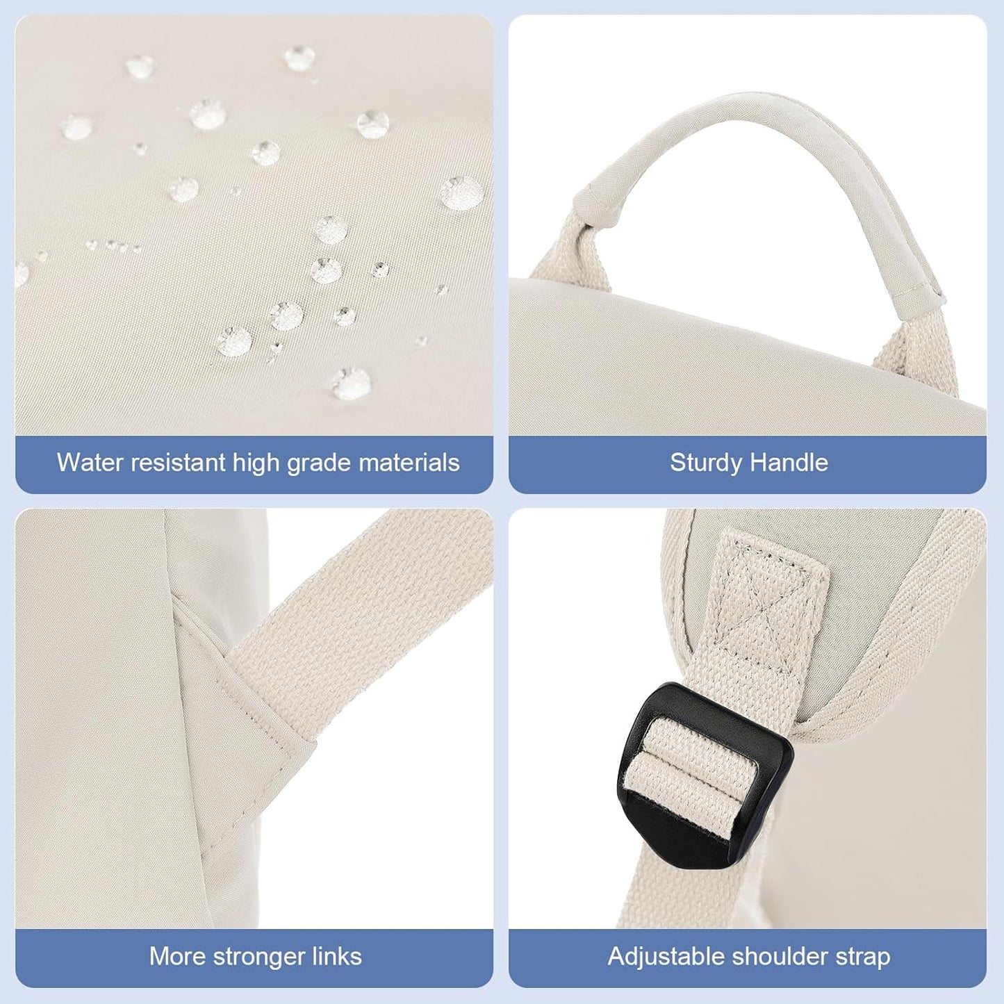 Unisex everyday backpack, water-resistant, durable, and designed for laptops.