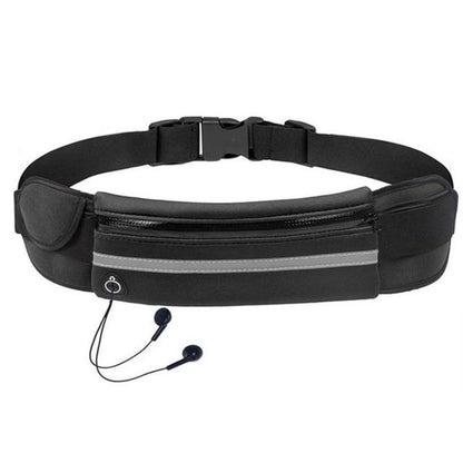 Slim profile waterproof fitness belt, comfortable & lightweight for men and women's active use.