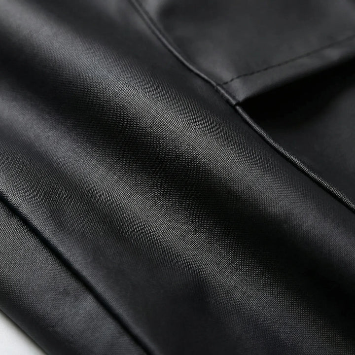 Weatherproof full-length hooded rain jacket, ideal for wet weather outdoor commutes. Durable, waterproof, and unisex.