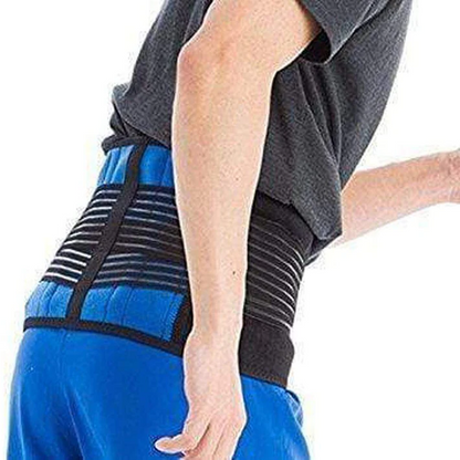 Durable unisex back support brace designed for effective lumbar pain relief, rehabilitation & active use.