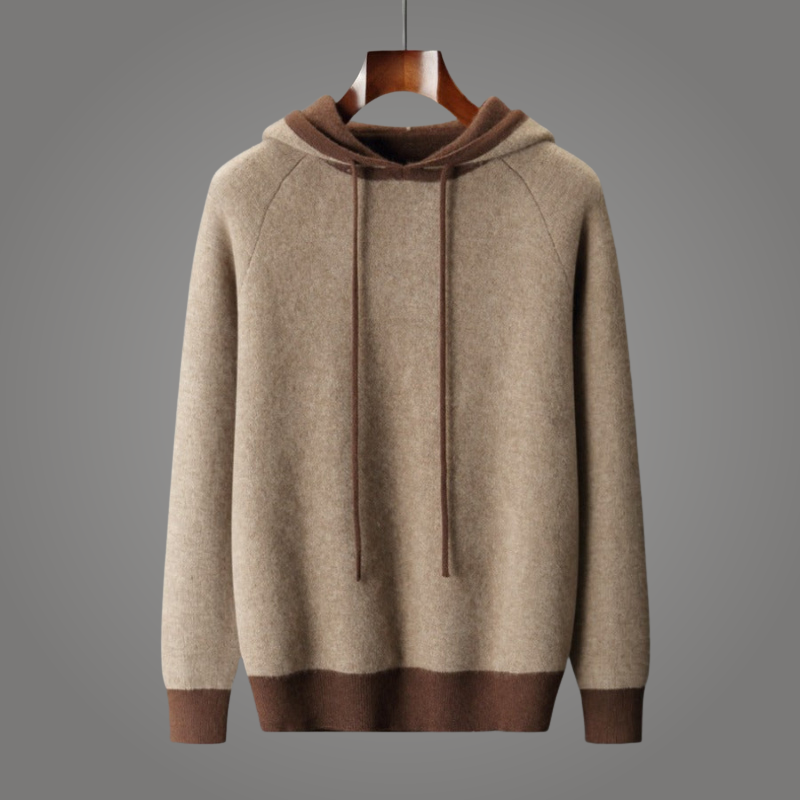 Unisex luxuriously soft pullover hoodie, black, modeled for ultimate comfort and casual style.