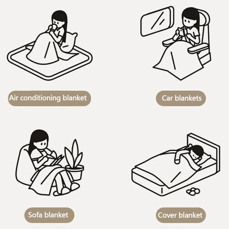 Unisex comfort blanket, a versatile plush throw for warmth, relaxation, and home decor.