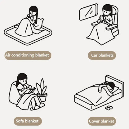 Unisex comfort blanket, a versatile plush throw for warmth, relaxation, and home decor.