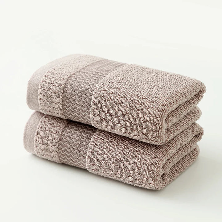 Ultra-soft luxury cotton washcloth, quick-drying and gentle, perfect for everyday facial care.