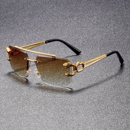 High-fashion unisex statement sunglasses. Features a luxurious design with stylish metal accent & UV protection.