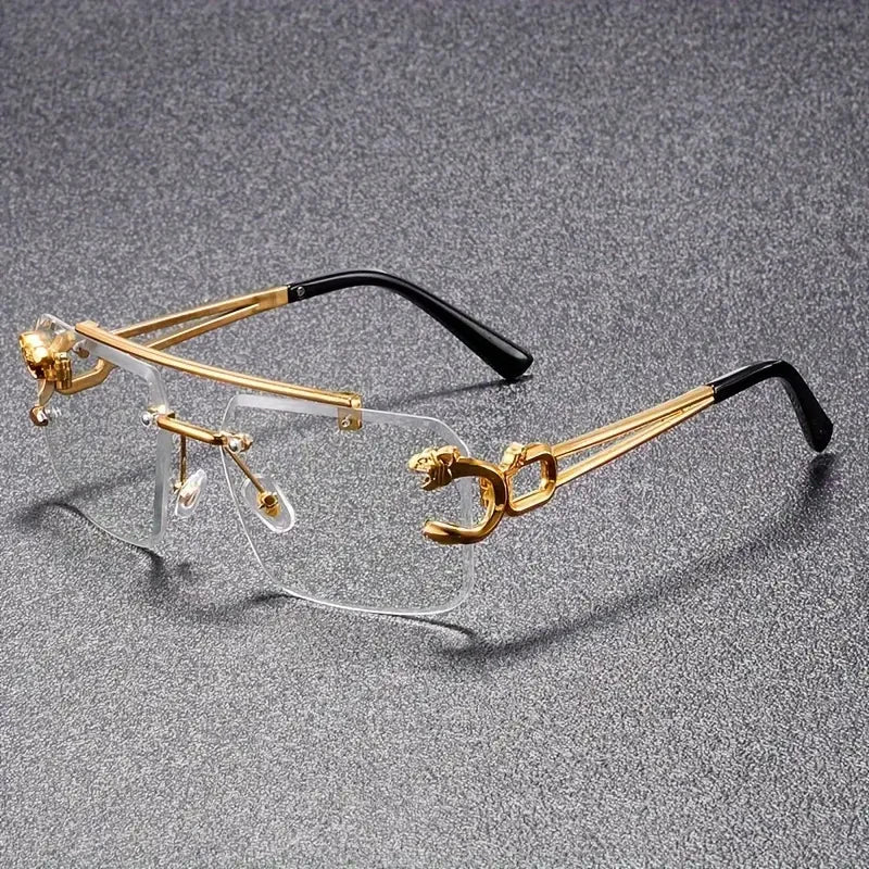 Elegant unisex luxury sunglasses. Features a distinct metal accent and provides essential UV protection.