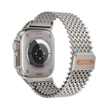 Adjustable magnetic stainless steel watch band, a perfect fit for any wrist, premium feel.