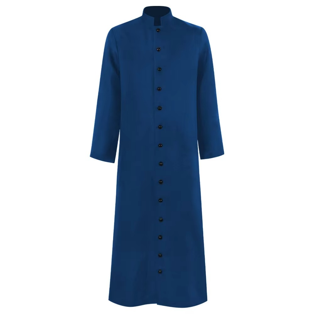 Multi-color unisex medieval wizard robe, a versatile fantasy cloak or monk costume for adults. Great for role play.
