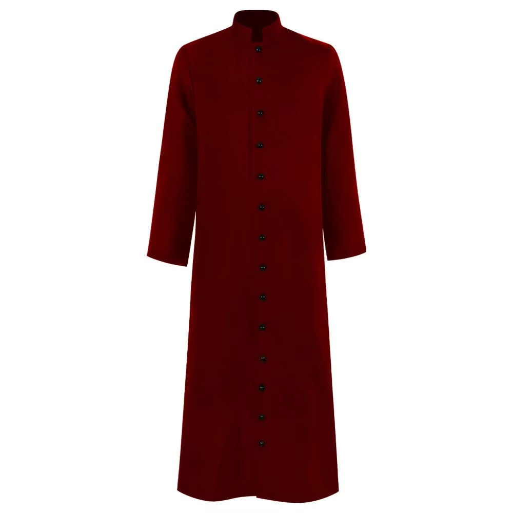 Versatile multi-color unisex medieval monk wizard robe costume. Ideal for cosplay, Halloween, stage, or fantasy events.