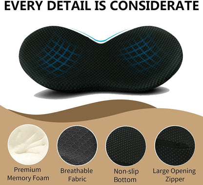 Car seat booster cushion for shorter drivers, making vehicle operation safer & more comfortable with added height.