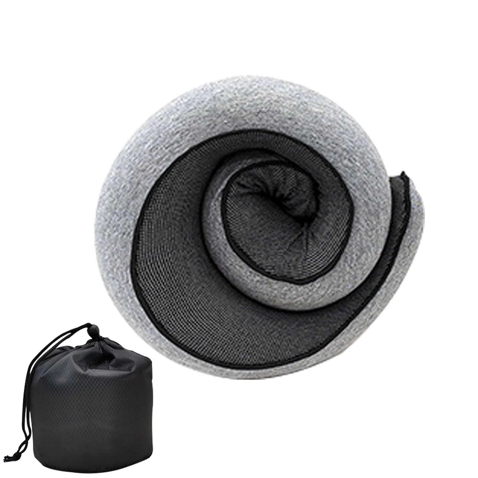 Comfortable unisex memory foam travel pillow, designed for superior neck support & pain relief on the go.