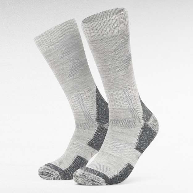 Close-up of premium Merino wool hiking socks, ideal for comfortable outdoor adventures