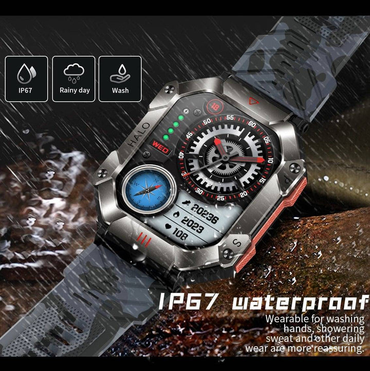 Smartwatch for men and women, military tested, with GPS and call functionality