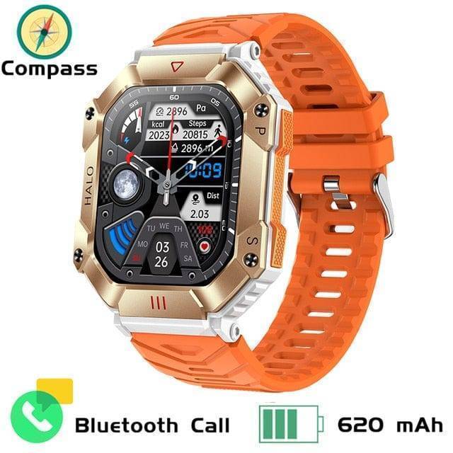 Tactical smartwatch with robust design, health monitoring, and smart notifications