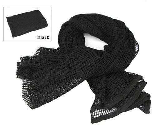 Unisex tactical mesh scarf, olive drab, made from breathable cotton, perfect for military, hiking, or camping