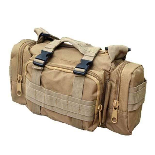 Weather-resistant tactical waist pack, an essential accessory for hiking, camping, and outdoor travel