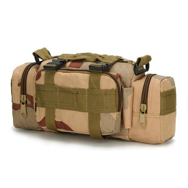 Compact and lightweight molle climbing bag for versatile use in outdoor and travel settings