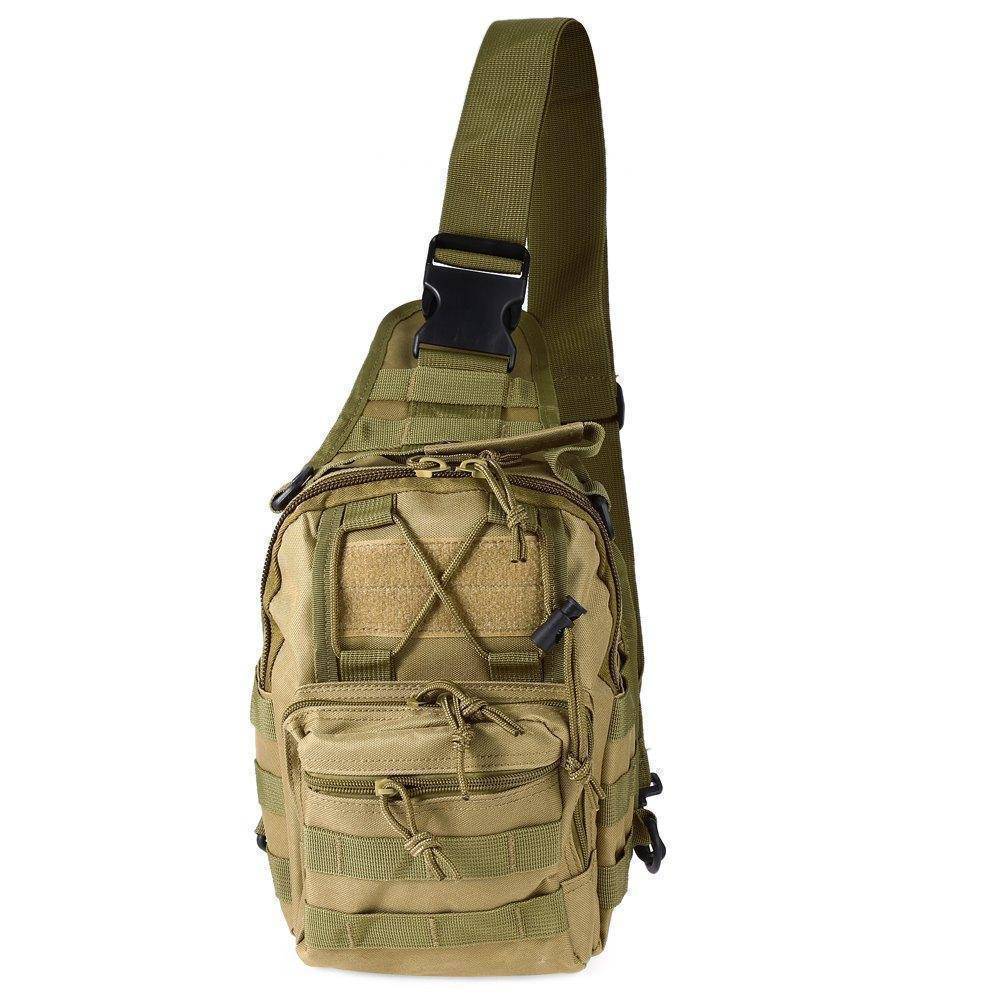 Unisex military tactical sling shoulder backpack for survival, hiking & outdoor adventure gear