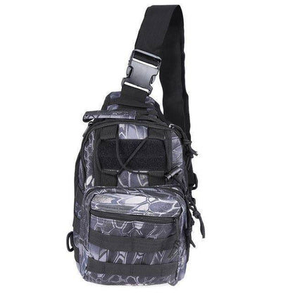 Ergonomic design of a tactical sling backpack, ensuring comfort for hiking & outdoor use