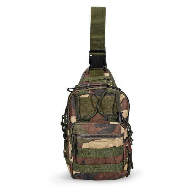 Compact yet roomy tactical survival sling shoulder backpack, great for daily use & short trips