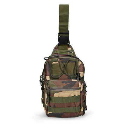 Compact yet roomy tactical survival sling shoulder backpack, great for daily use & short trips
