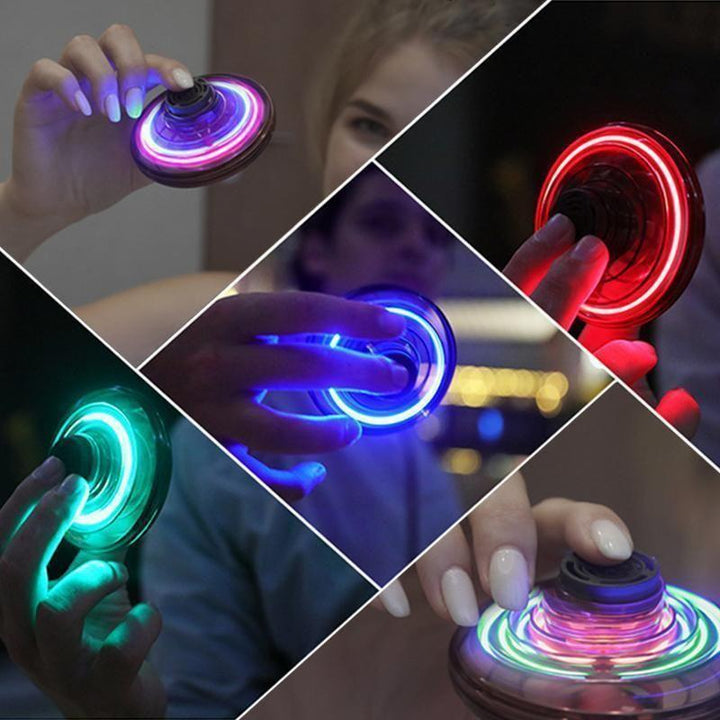Easy-to-fly mini helicopter toy, a cool gadget with bright LED lights for indoor entertainment.