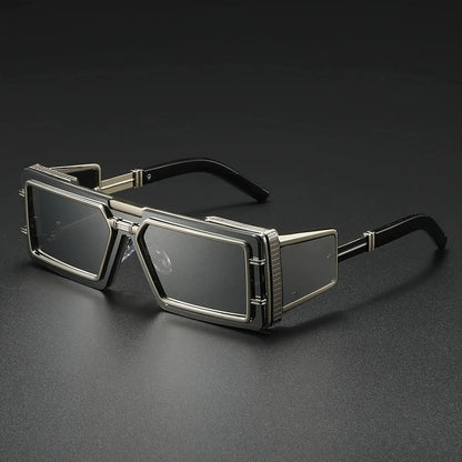 Versatile unisex metal sunglasses for travel, modern design & protective UV400 for any adventure.