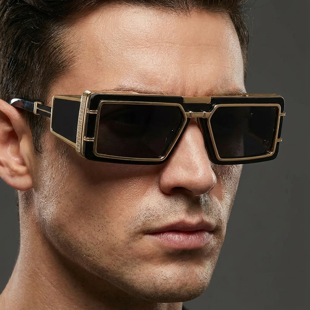 Comfortable & lightweight unisex metal sunglasses with modern style and full UV400 eye protection.