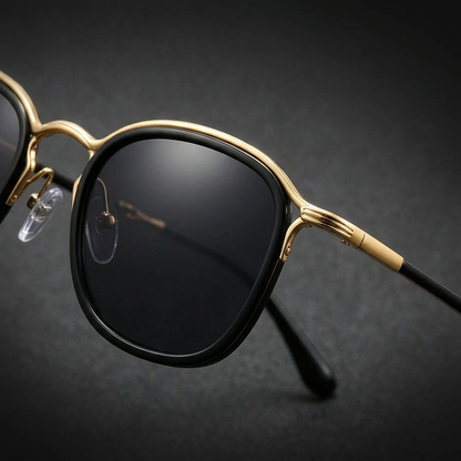 Fashionable Unisex Modern Round UV400 Sunglasses. Anti-glare eye protection.