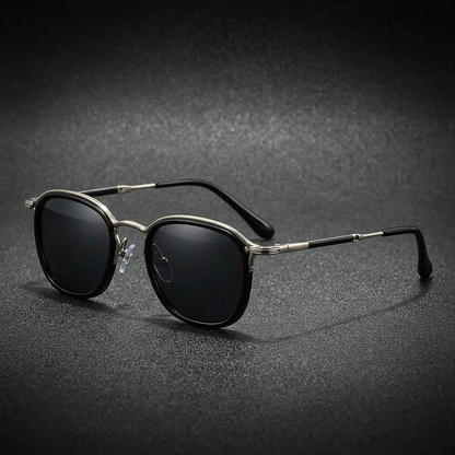Unisex Modern Round UV400 Sunglasses with Anti-Glare. Sleek design for stylish eye protection.