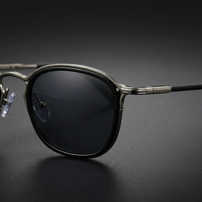Copper Tortoise Modern Round Unisex UV400 Shades. Comfortable, anti-glare eye protection.