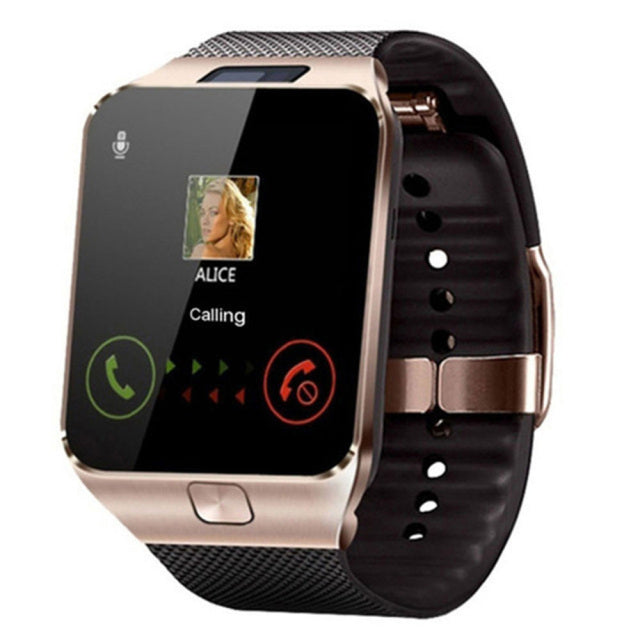 Unisex modern digital smartwatch with rectangular touchscreen display, ideal for fitness tracking.